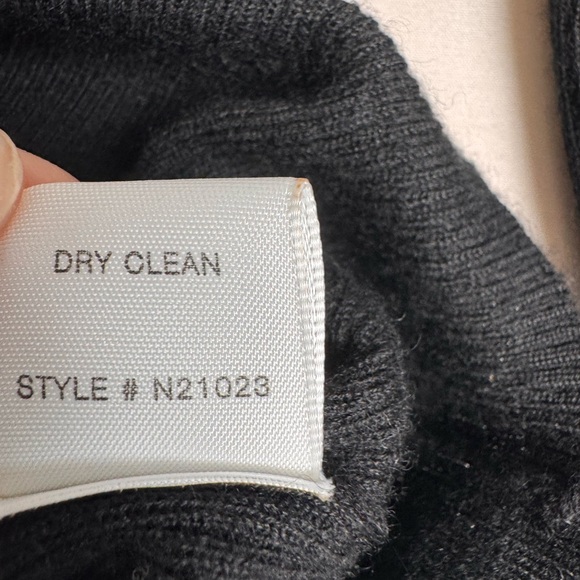 Naked Cashmere Amber Ribbed Long Sleeve Crewneck Sweater Black Women’s XS - Picture 5 of 6